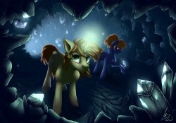 Pony art from Monere-lluvia