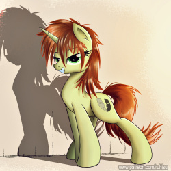 Pony art from Ruhisu