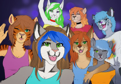 Smile Pussycats by AlexisPaint